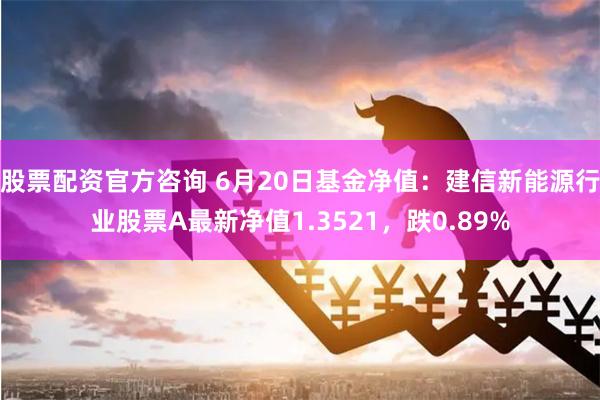 股票配资官方咨询 6月20日基金净值：建信新能源行业股票A最新净值1.3521，跌0.89%