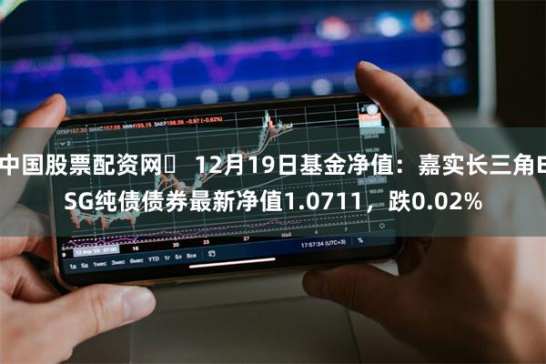 中国股票配资网	 12月19日基金净值：嘉实长三角ESG